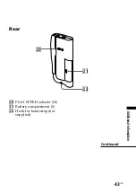 Preview for 43 page of Sony ICD-B25 Operating Instructions  (primary manual) Operating Instructions Manual