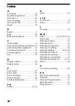 Preview for 46 page of Sony ICD-B25 Operating Instructions  (primary manual) Operating Instructions Manual