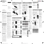 Sony ICD-B500 Operating Instructions preview