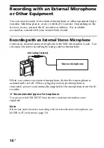 Предварительный просмотр 18 страницы Sony ICD-BM1A - Memory Stick Media Digital Voice Recorder Operating Instructions Manual