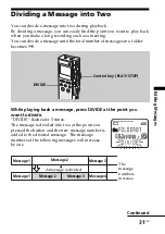 Предварительный просмотр 31 страницы Sony ICD-BM1A - Memory Stick Media Digital Voice Recorder Operating Instructions Manual