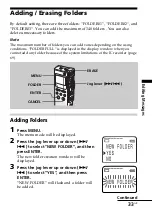 Предварительный просмотр 33 страницы Sony ICD-BM1A - Memory Stick Media Digital Voice Recorder Operating Instructions Manual