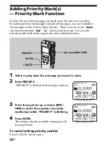 Предварительный просмотр 36 страницы Sony ICD-BM1A - Memory Stick Media Digital Voice Recorder Operating Instructions Manual