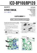 Preview for 31 page of Sony ICD-BP100 - Ic Recorder Service Manual