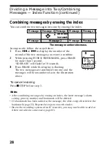 Предварительный просмотр 28 страницы Sony ICD-BP120 - Ic Recorder Operating Instructions Manual