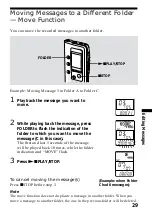 Предварительный просмотр 29 страницы Sony ICD-BP120 - Ic Recorder Operating Instructions Manual