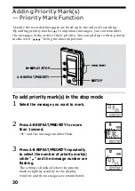 Предварительный просмотр 30 страницы Sony ICD-BP120 - Ic Recorder Operating Instructions Manual