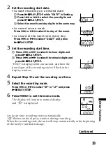 Предварительный просмотр 33 страницы Sony ICD-BP120 - Ic Recorder Operating Instructions Manual