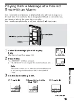 Предварительный просмотр 35 страницы Sony ICD-BP120 - Ic Recorder Operating Instructions Manual