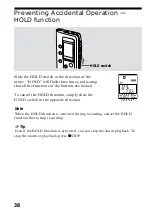 Предварительный просмотр 38 страницы Sony ICD-BP120 - Ic Recorder Operating Instructions Manual