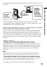 Предварительный просмотр 43 страницы Sony ICD-BP120 - Ic Recorder Operating Instructions Manual