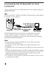 Предварительный просмотр 48 страницы Sony ICD-BP120 - Ic Recorder Operating Instructions Manual