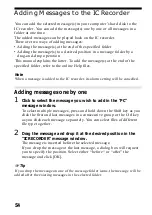 Предварительный просмотр 54 страницы Sony ICD-BP120 - Ic Recorder Operating Instructions Manual