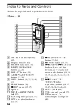 Предварительный просмотр 62 страницы Sony ICD-BP120 - Ic Recorder Operating Instructions Manual