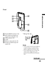 Предварительный просмотр 63 страницы Sony ICD-BP120 - Ic Recorder Operating Instructions Manual