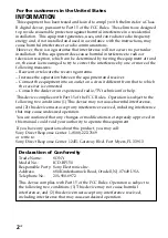 Preview for 2 page of Sony ICD-BP150 - Ic Recorder Operating Instructions Manual