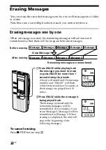 Предварительный просмотр 20 страницы Sony ICD-BP150 - Ic Recorder Operating Instructions Manual