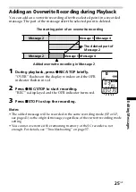 Предварительный просмотр 25 страницы Sony ICD-BP150 - Ic Recorder Operating Instructions Manual