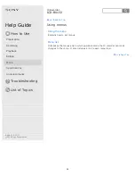 Preview for 36 page of Sony ICD-BX132 Help Manual