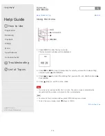 Preview for 110 page of Sony ICD-BX132 Help Manual