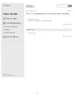 Preview for 171 page of Sony ICD-BX132 Help Manual