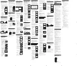 Предварительный просмотр 2 страницы Sony ICD-CX50 - Visual Voice Recorder Operating Instructions