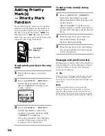 Предварительный просмотр 26 страницы Sony ICD-MS1 - Memory Stick Ic Recorder Operating Instructions Manual