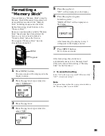 Предварительный просмотр 35 страницы Sony ICD-MS1 - Memory Stick Ic Recorder Operating Instructions Manual