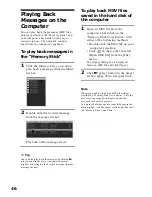 Предварительный просмотр 46 страницы Sony ICD-MS1 - Memory Stick Ic Recorder Operating Instructions Manual