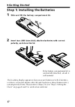 Предварительный просмотр 6 страницы Sony ICD-MS525 Operating Instructions Manual