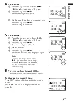 Предварительный просмотр 9 страницы Sony ICD-MS525 Operating Instructions Manual