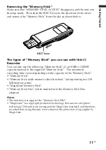 Предварительный просмотр 11 страницы Sony ICD-MS525 Operating Instructions Manual