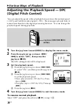 Предварительный просмотр 28 страницы Sony ICD-MS525 Operating Instructions Manual