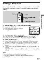 Предварительный просмотр 29 страницы Sony ICD-MS525 Operating Instructions Manual