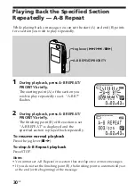 Предварительный просмотр 30 страницы Sony ICD-MS525 Operating Instructions Manual