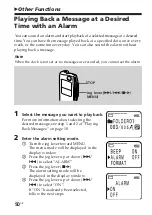 Предварительный просмотр 50 страницы Sony ICD-MS525 Operating Instructions Manual