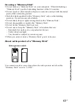 Предварительный просмотр 63 страницы Sony ICD-MS525 Operating Instructions Manual