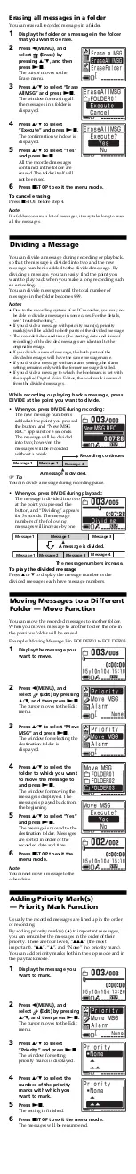 Preview for 7 page of Sony ICD-MX20 - Memory Stick Pro Duo Digital Voice... User Manual