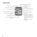 Предварительный просмотр 8 страницы Sony ICD P620 - 512 MB Digital Voice Recorder Operating Instructions Manual