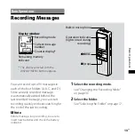 Предварительный просмотр 13 страницы Sony ICD P620 - 512 MB Digital Voice Recorder Operating Instructions Manual