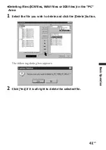 Preview for 41 page of Sony ICD-PCLINK Operating Instructions Manual