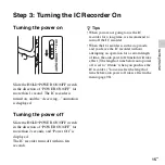 Предварительный просмотр 15 страницы Sony ICD-PX312 Operating Instructions Manual