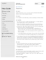 Preview for 217 page of Sony ICD-PX333 Help Manual