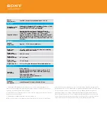 Preview for 3 page of Sony ICD-PX333D Specifications