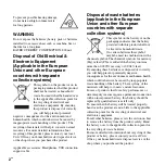 Preview for 2 page of Sony ICD-PX512 Operating Instructions Manual