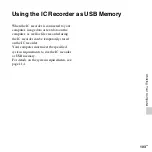 Preview for 103 page of Sony ICD-PX512 Operating Instructions Manual