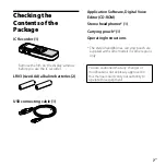 Preview for 7 page of Sony ICD PX720 - 1 GB Digital Voice Recorder Operating Instructions Manual