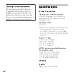 Preview for 88 page of Sony ICD PX720 - 1 GB Digital Voice Recorder Operating Instructions Manual