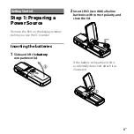 Preview for 5 page of Sony ICD-PX720 Quick Start Manual