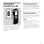 Preview for 7 page of Sony ICD-PX720 Quick Start Manual